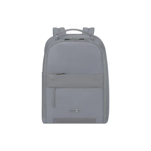 SAMSONITE Переработанный полиэстер с ПУ (полиуретан) Рюкзак Стандартный Унисекс Серебристо-серый