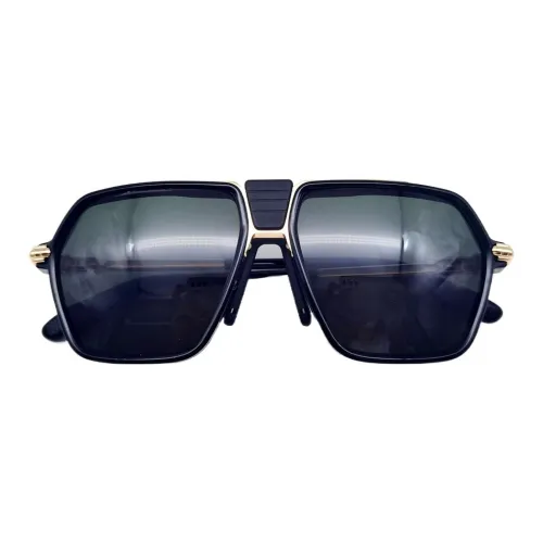 Chrome Hearts Пластина And Металл Нерегулярная форма Солнцезащитные очки Унисекс Черный