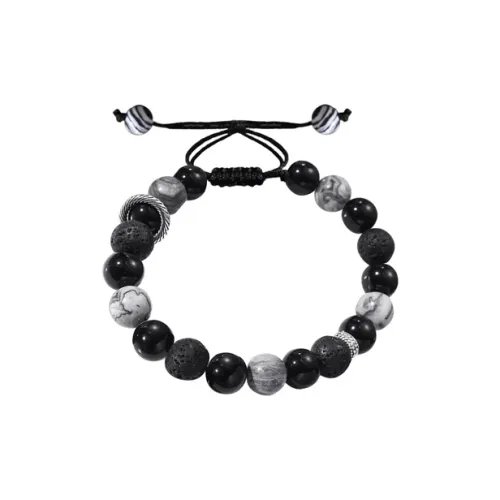 EternalGlory Браслеты из вулканического камня Унисекс Китайская модная тенденция Глянцевая текстура