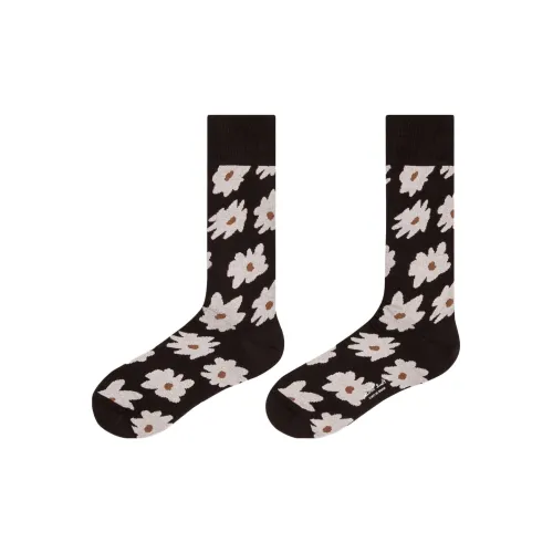 Paul Smith Коричневые Мужские Носки до икры MID