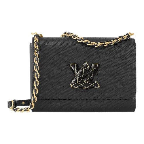 LOUIS VUITTON Twist Epi GRAIN LEATHER Сумка через плечо Средняя Женская Черная