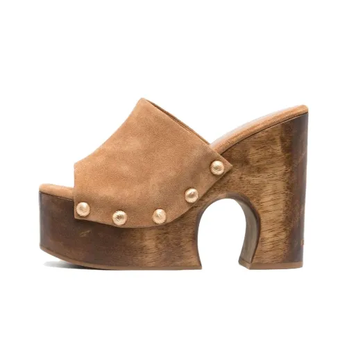 CULT GAIA Шлепанцы Женские Верблюжий Коричневый