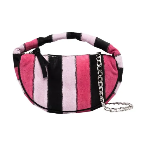 By Far Сумка через плечо из телячьей кожи сумка обычного размера женская розовая и черная