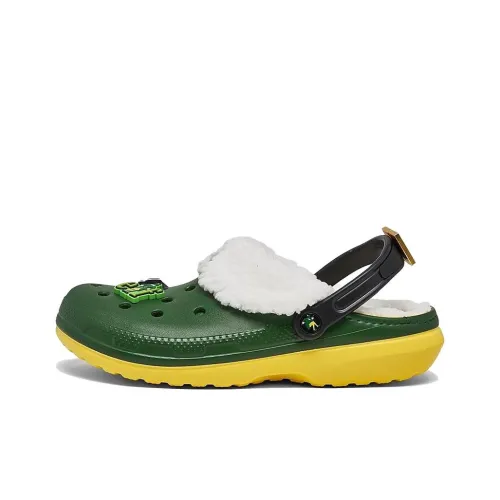 Эльф x Crocs Classic Lined Clog Sabo Унисекс Зеленый