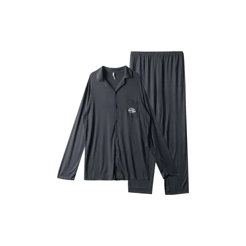 Dorame Темно-серый, синий, мужской, пижамный комплект