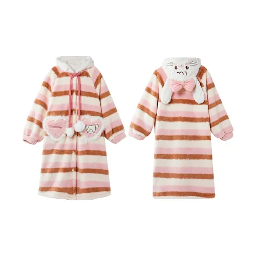 GUKOO Пижама Женская Прозрачно-Розовая