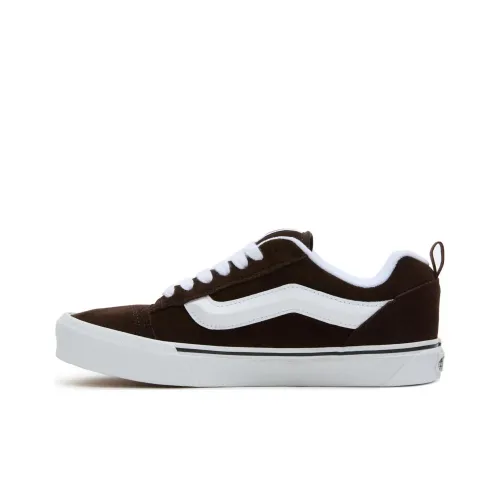 Vans Knu Skool Скейтборд Кроссовки Низкие Белый Умбра Унисекс