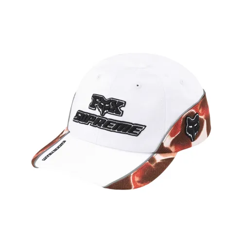 Supreme Хлопковые кепки унисекс белые