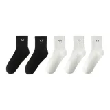 5 пар (Черный 2 шт + Белый 3 шт)