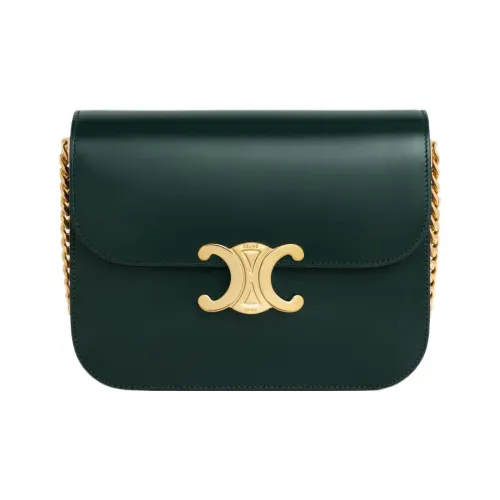 CELINE Телячья кожа Сумка через плечо Сумка на плечо Женская Amazon Зеленая