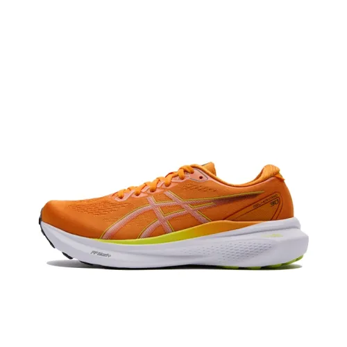 Asics Gel Kayano 30 Low Top Марафон Беговые кроссовки Мужские Оранжевые Белые
