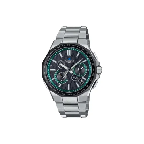 CASIO Кварцевый механизм Унисекс Коллекция OCEANUS Часы Poseidon 6000 47мм*42,6мм*11,1мм Серый