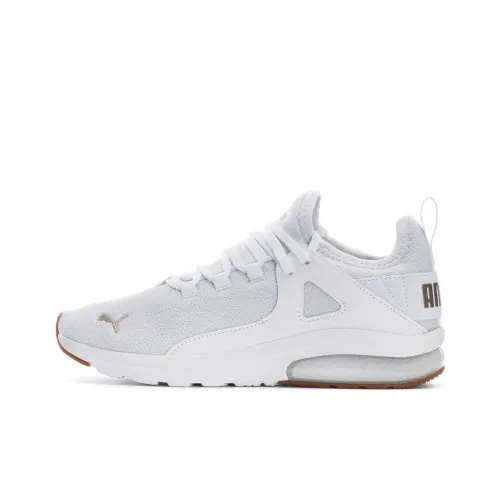 PUMA Electron 2,0 LUSH Широкий Амортизация Износостойкий Низкий Топ Беговые кроссовки Женские Белые