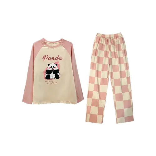 FINEI Розовый Женский Набор Женские Пижамные Комплекты