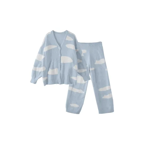 Chun Xi CX 8721 Синий Женские Пижамные комплекты