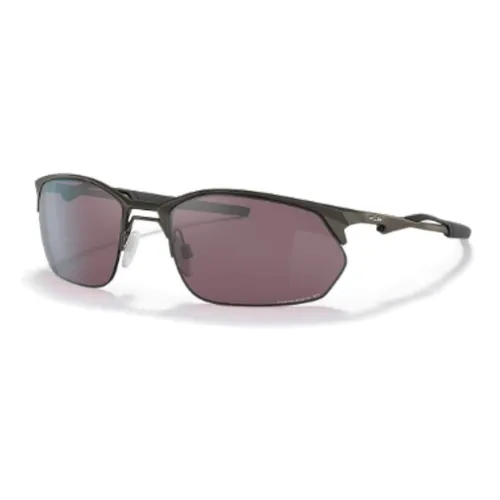 Oakley Металл Нерегулярная форма Солнцезащитные очки Унисекс Черный