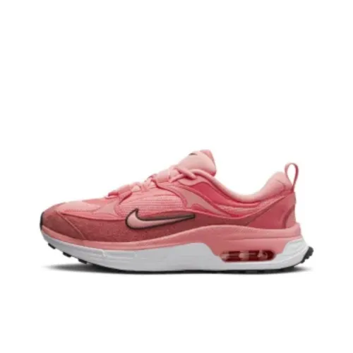 Nike Air Max Bliss Амортизация Износостойкий Низкий Топ Повседневные Беговые кроссовки Женские Красный