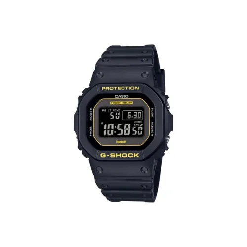 CASIO DIGITAL Collection B5600 Блок Солнечный Механизм Смольный Ремешок Часы Унисекс Черный Циферблат