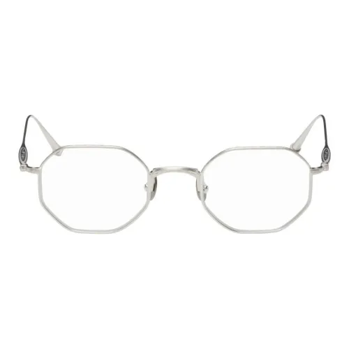 Matsuda Титан Нерегулярная форма Оправы для очков Мужской Серебряный