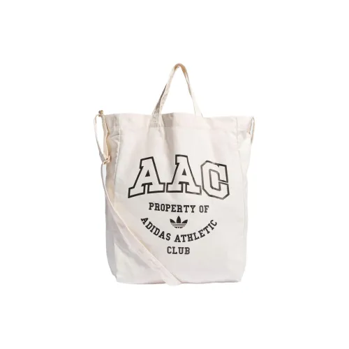 Adidas Originals Хлопок Canvas Сумка-тоут Сумка для покупок Холщовая сумка Сумка через плечо Унисекс Бежевый