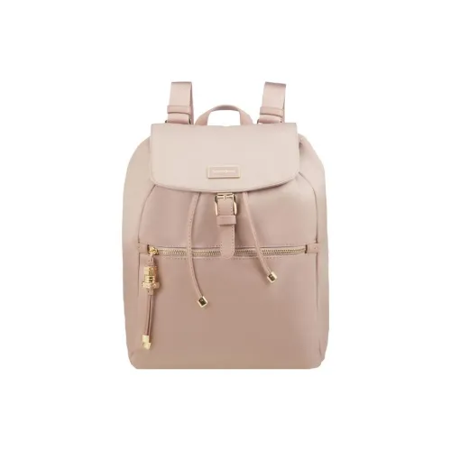 SAMSONITE Нейлон Заклятие «сжать обруч» ПУ (полиуретан) Рюкзак Женские Розово-красный