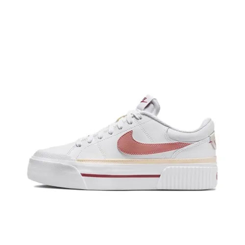 Nike Court Legacy Скейтборд Кроссовки Низкие Белые Женские