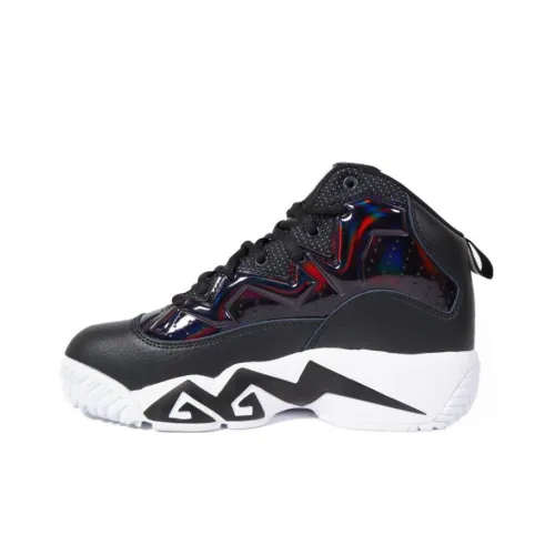 FILA Mb Night Walk Износостойкий и Легкий MID Топ Баскетбольные кроссовки Мужской Черный