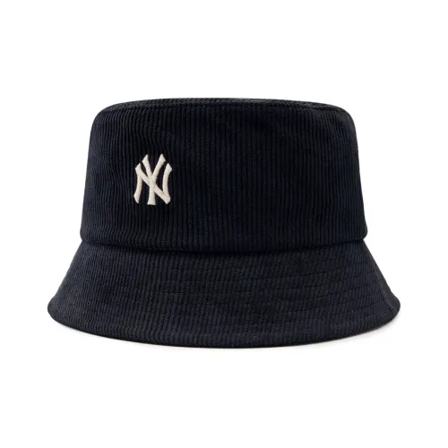 Бейсбольные кепки из хлопка с логотипом MLB унисекс черный