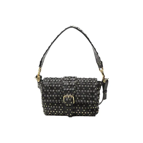 RED VALENTINO Телячья кожа Сумка через плечо Женская Черная
