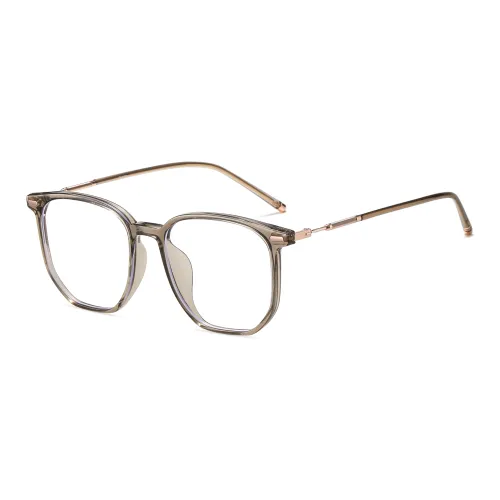 HLA Сплав TR Памятный пластик Квадратные Оправы для очков Унисекс Холодный чайный коричневый