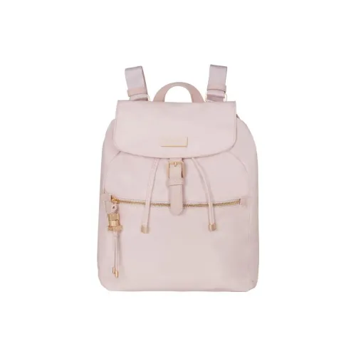 SAMSONITE Нейлон Заклятие «сжать обруч» ПУ (полиуретан) Рюкзак Женские Светло-розовый Красный