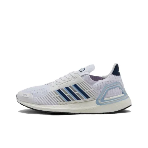 Adidas Износостойкие Дышащие Низкие Беговые Кроссовки Мужские Белые Синие