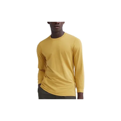 UNIQLO Закат Желтый Мужские Термофутболки