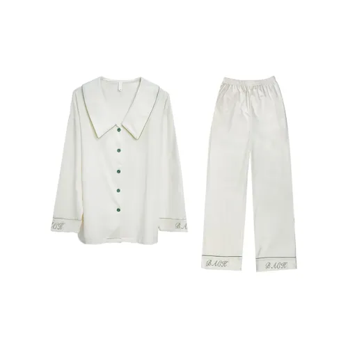 FINEI Молочный белый Набор Для Женских Женских Пижамных Комплектов