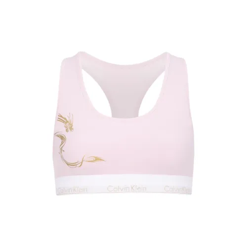 Бюстгальтер Calvin Klein женский велюр розовый