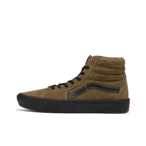 Vans SK8 High Топ Скейтборд Кроссовки Унисекс Коричневый