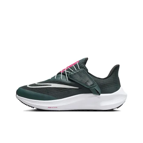 Nike Pegasus FlyEase Slip Resistant Abrasion Resistant Низкий Топ Беговые кроссовки Женские Зеленый