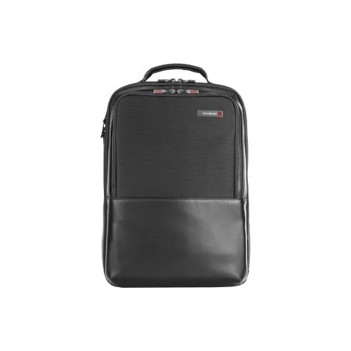 SAMSONITE Нейлон Заклятие «сжать обруч» ПУ (полиуретан) Ноутбук Сумка Рюкзак Обычный Мужской Черный