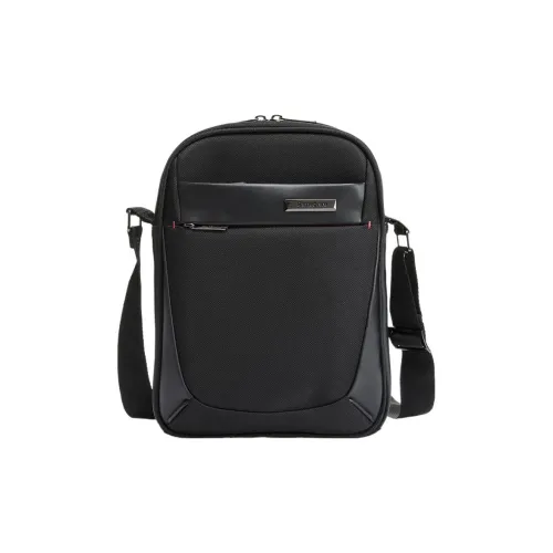 SAMSONITE Полиэстер Курьерская сумка Сумка через плечо Мужская Черная