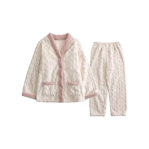 Xiang Ning Pai Пижамный комплект женский цвет слоновая кость