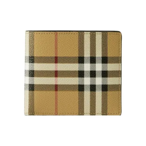 Burberry Полиуретан Кошелек Стандартный Мужской Светлый Умбра