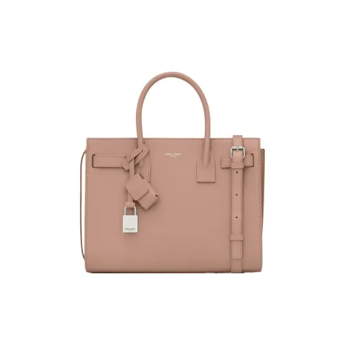 SAINT LAURENT SAC DE JOUR Телячья кожа Сумка Средний Женские Винтаж Розовый