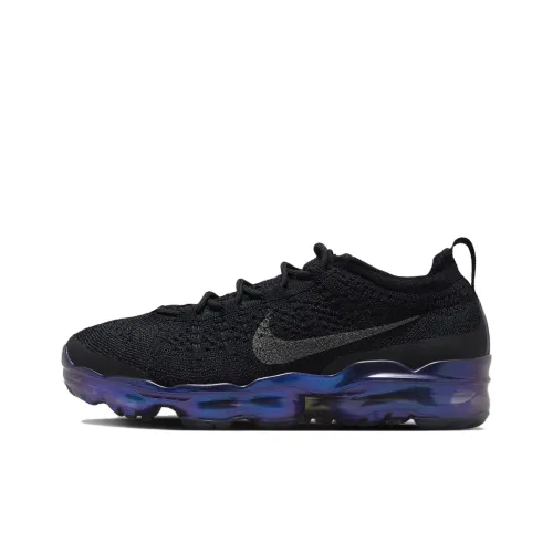 Nike VaporMax 2023 Low Топ Повседневные Беговые Кроссовки Женские Черные Фиолетовые