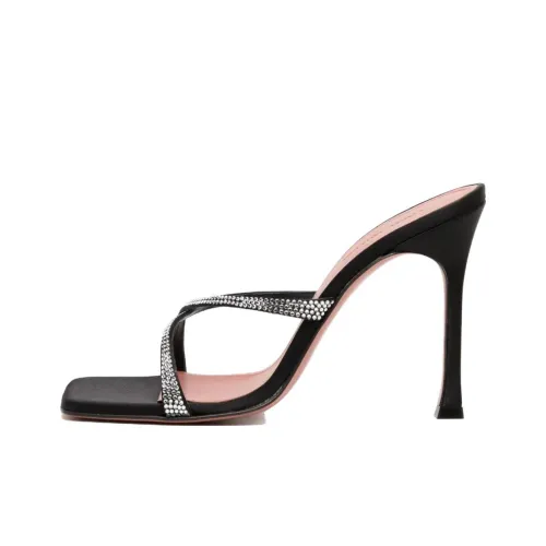 AMINA MUADDI TPR подошва слипоны женские черные