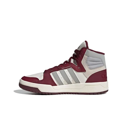 Adidas Neo ENTRAP MID Аbrasion Resistant MID Топ Скейтборд Кроссовки Унисекс Белый Умбра