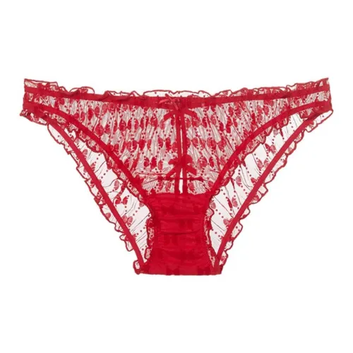 Victoria's Secret 1 Пачка Красный Бабочка С принтом Женские Трусики-Бикини