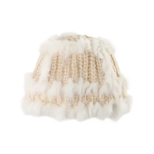 VIVIWELL Искусственный кроличий мех Шапка-бини Женская