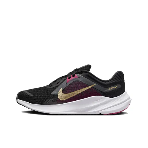 Nike Quest 5 Slip-resistant Abrasion-resistant Breathable Low-Top Training Running Shoes Women's Black Red Найк Quest 5 Противоскользящий Устойчивый к истиранию Дышащий Низкий Топ Тренировочные Беговые Кроссовки Женские Черный Красный