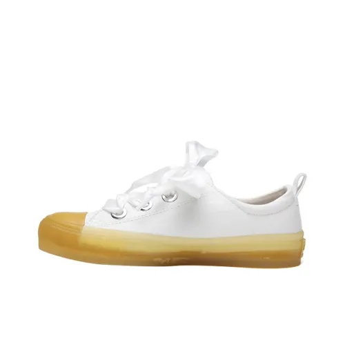 ISTEP Low-Top Canvas Shoes White Women's