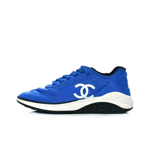CHANEL Низкий топ Повседневная обувь Мужская Синяя